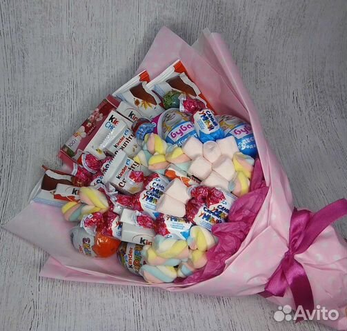 Сладкий подарок. Вкусный подарок из Киндер конфет