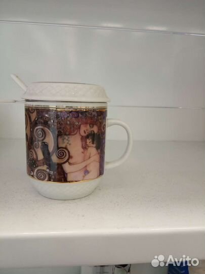 Кружка заварная с ситечком Новая