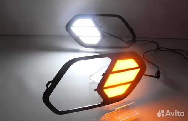 Дневные ходовые огни дхо LED Ford Kuga 2