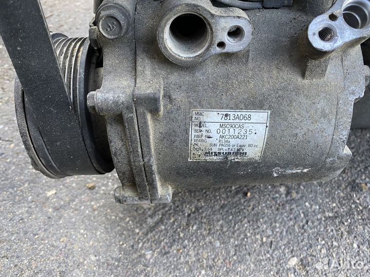 Компрессор кондиционера 4B12 Mitsubishi Outlander