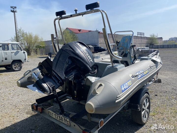 Лодка риб Skyboat 440RD + Mercury 40 EFI инжектор
