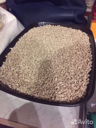 Комкующийся древесный наполнитель