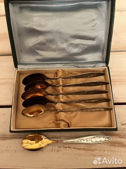 Ложки чайные, мельхиор