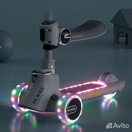 Самокат-беговел 2в1