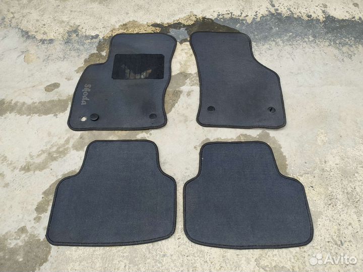 Коврики текстильные Шкода Октавия А7