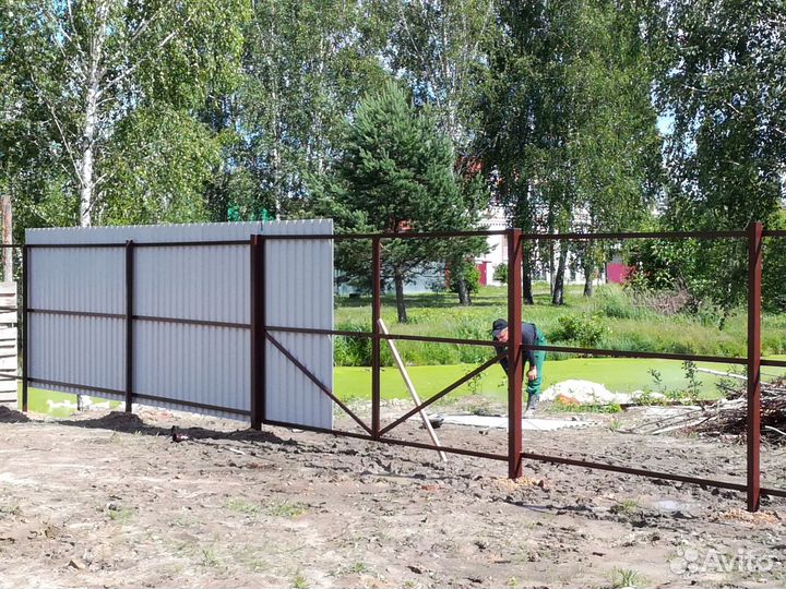 Установка заборов