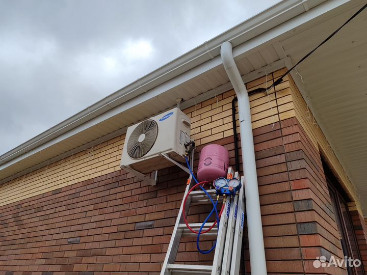 Установка сплит систем, кондиционеров