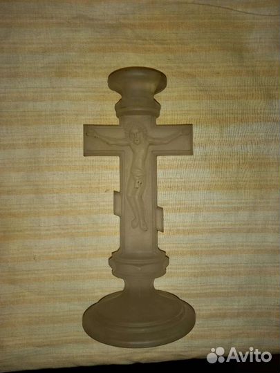 Подсвечник из хрусталя.Торг