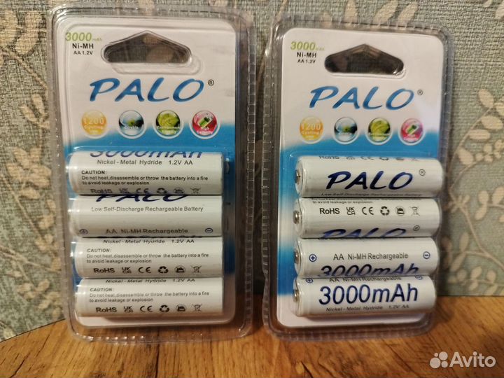 Аккумуляторы AA palo (1.2 V, 3000 mAh) Ni-MH