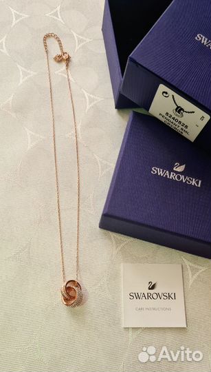 Новый кулон на цепочке Swarovski Further Оригинал