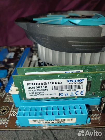 Материнская плата 1155 с процессором 3570