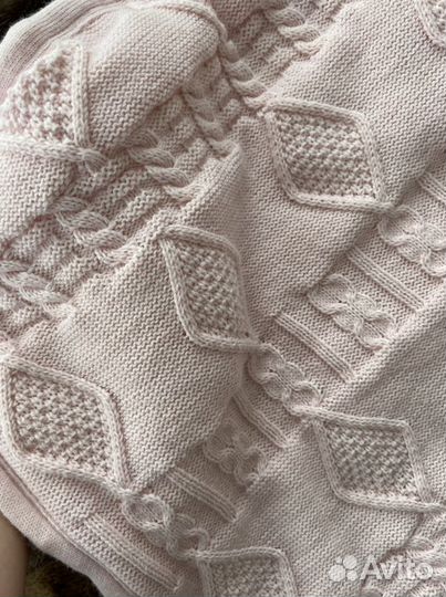 Детский плед конверт розового цвета