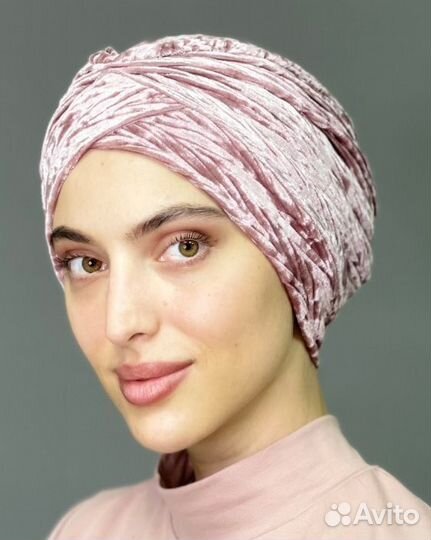 Чалма женская, бархатная, велюр