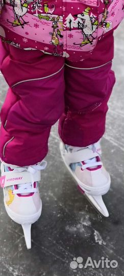 Коньки для девочки раздвижные 26-31