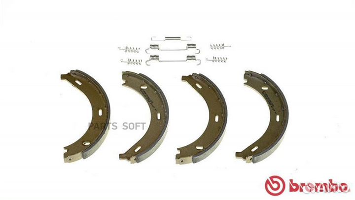 Brembo S61541 Колодки торм.бараб.172x42