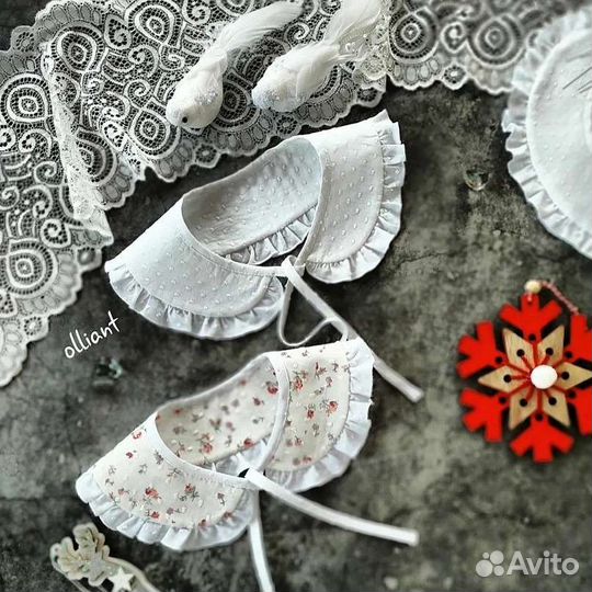 Воротник воротничок накладной съемный