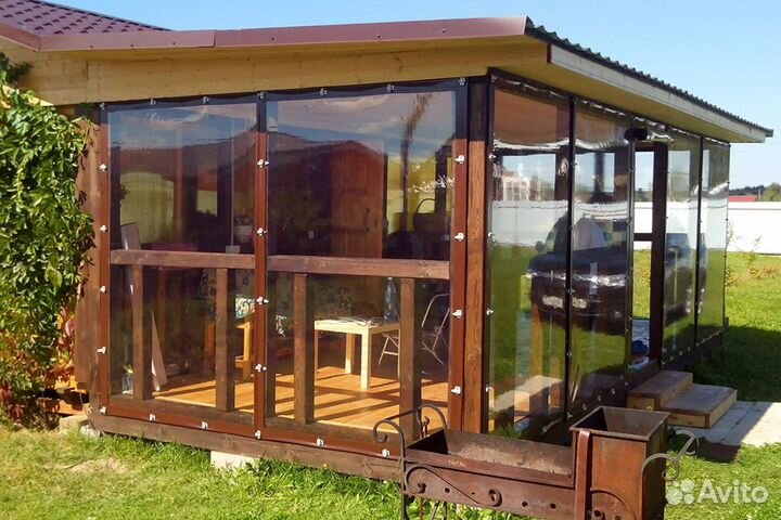 Мягкое окно для террасы