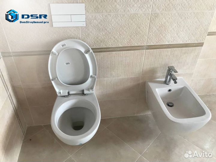 Ремонт ванной комнаты и санузла под ключ