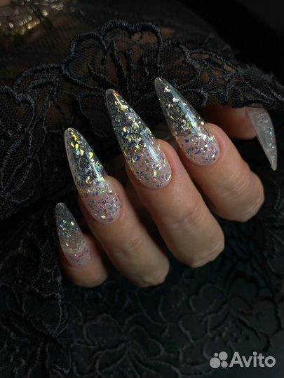 Маникюр коррекция ногтей