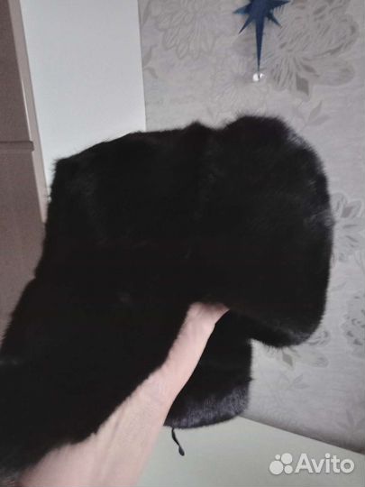 Норковая шапка мужская