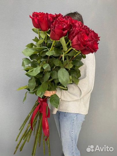 Гигантские розы 100-180см с доставкой 24/7