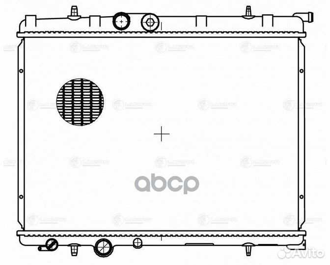Радиатор peugeot 206 M/A 98- LRC20G1 luzar