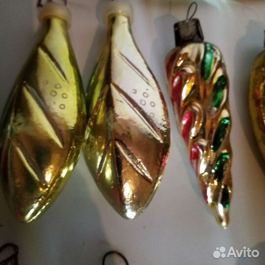 Елочные игрушки Винтаж. СССР 50-60-70е гг