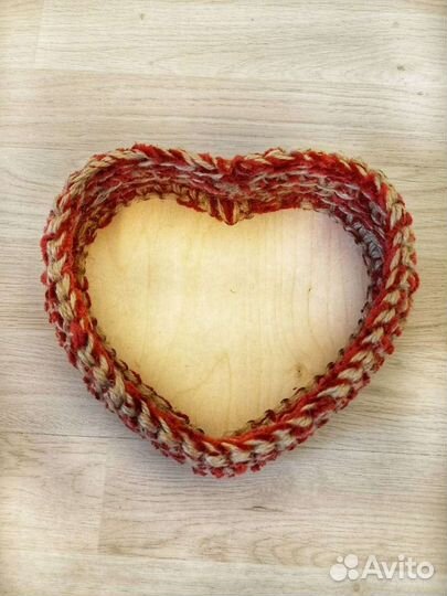 Вязанные корзинки