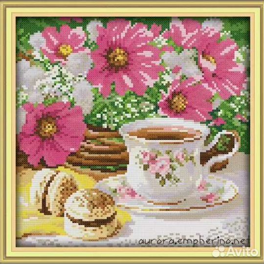 Набор для вышивания крестом. Новый