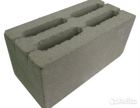 Блок керамзитобетонный 4-х щелевой 390*190*188