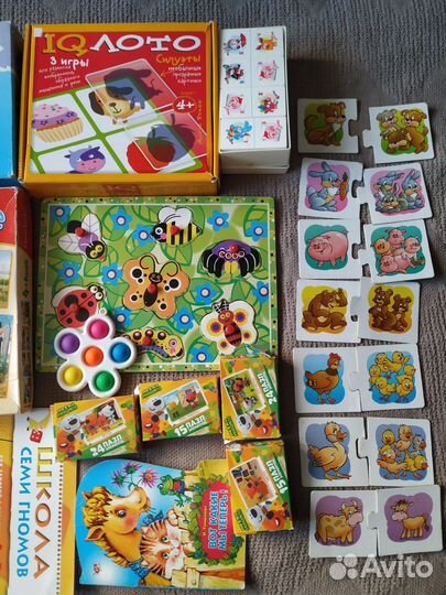 Книги развивашки пазлы