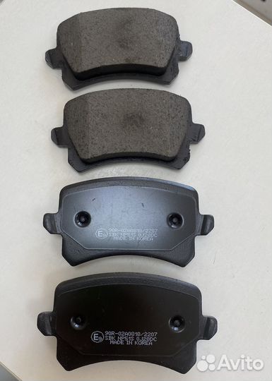 Тормозные колодки задние на volkswagen
