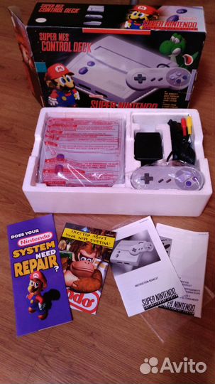 Игровая консоль Nintendo Super NES в коробке новая