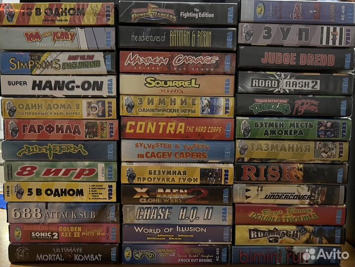 Картриджи sega