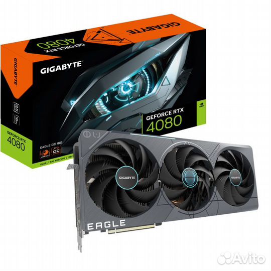 Новая видеокарта gigabyte RTX 4080 eagle