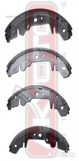 Akyoto AKS-11814 Колодки тормозные барабанные задн