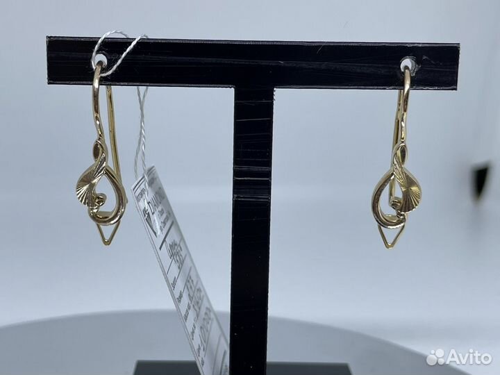 Золотые серьги СССР