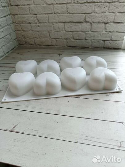 Форма силиконовая Сердечки