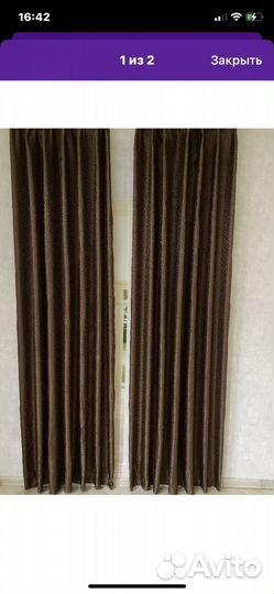 Комплект жаккардовых штор 180х270 (2 шт)