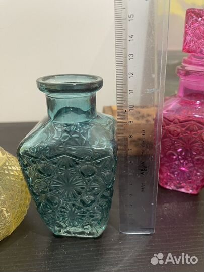 Склянки бутылки для декора и кухни