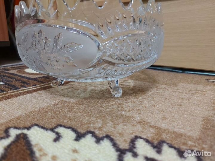 Хрустальная ваза СССР Югославия