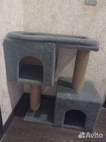 Когтеточка домик для кошки бу