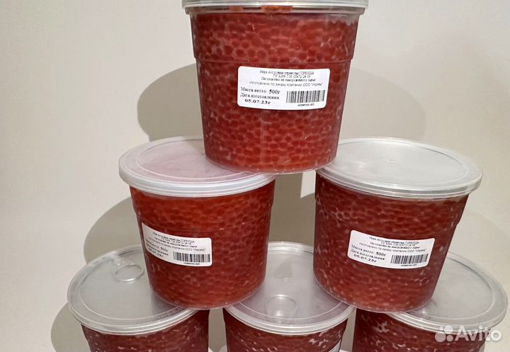 Красная икра горбуши в наличии с доставкой