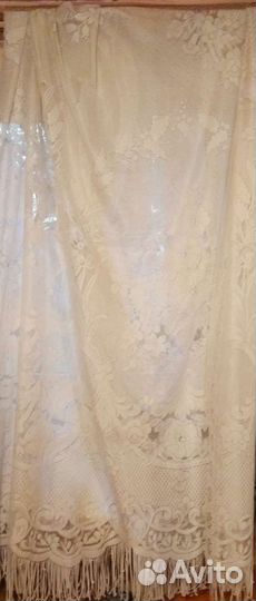 Тюль с бахромой размер 3,5*2,4м