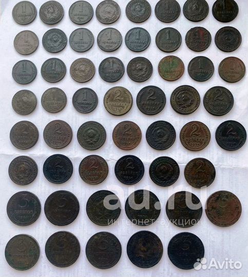Монеты 1924 года, медь СССР, все одним лотом
