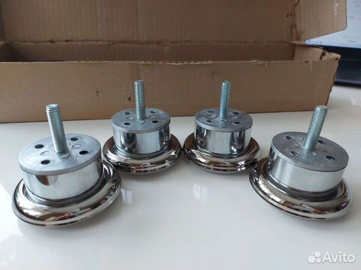 Ножки для мебели, высота 40 мм, 4 шт