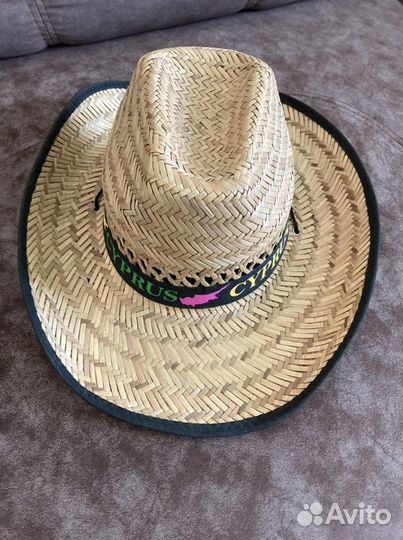 Шляпа мужская соломенная 54