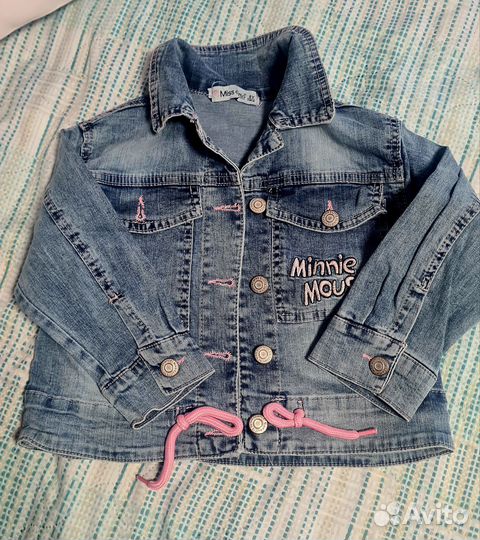 Джинсовая куртка р. 110 (на отправке)