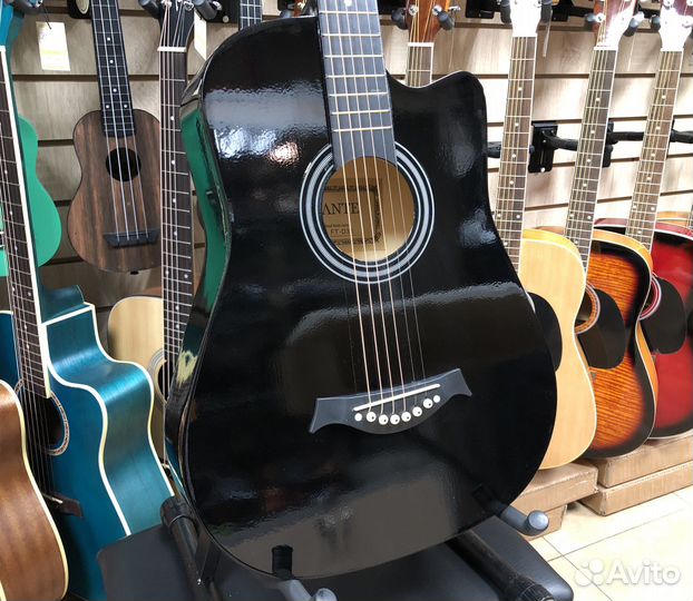 Гитара акустическая Fante FT-D38-BK