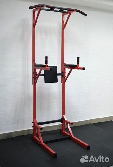 Турник брусья пресс желтый/красный